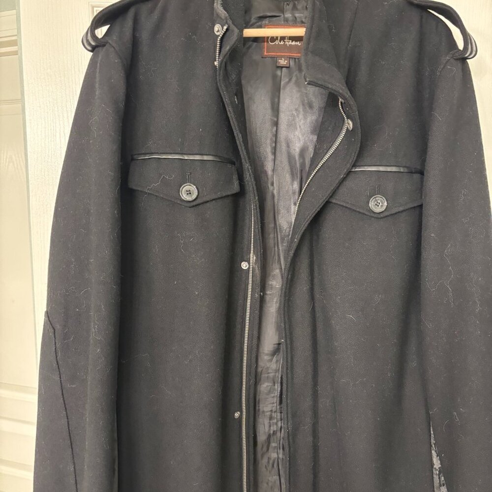 Cole Haan Men's Wool Overcoat / Pea Coat - Great Condition